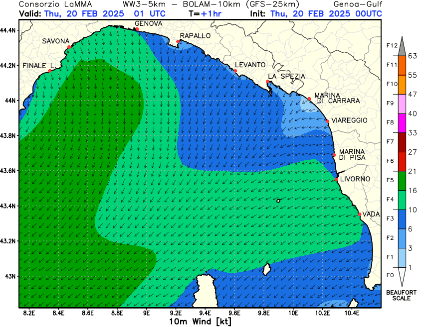 Temperatura dei Mari