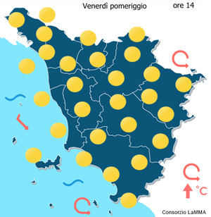 cielo dopodomani pomeriggio