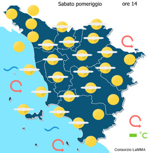 Il Meteo oggi in Toscana