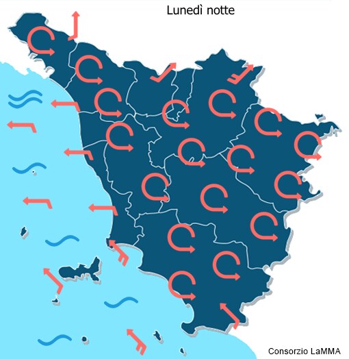 vento e mare domani primo mattino