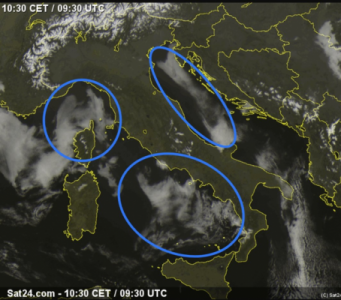 nebbia satellite