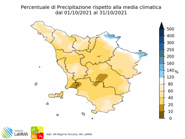 piogge ottobre 2021