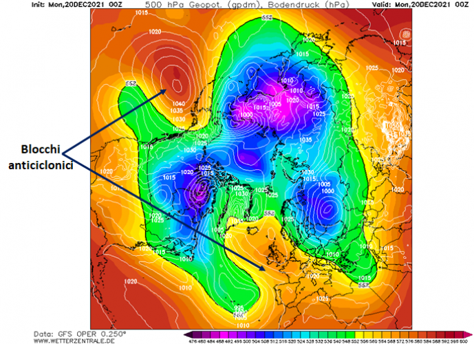 blocchi anticicloni 1 gennaio 2022