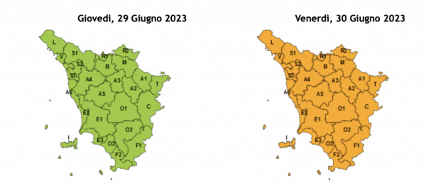 allerta temporali 30 giugno 2023