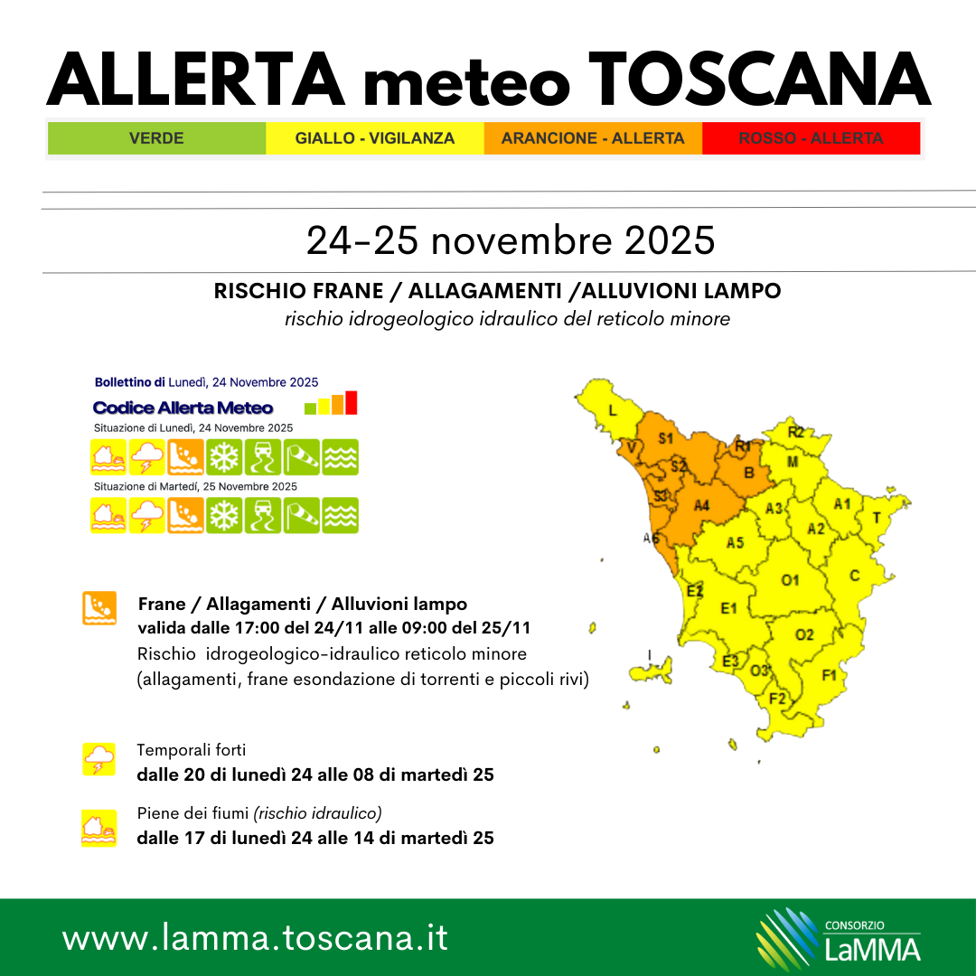 allerta 25 novembre 