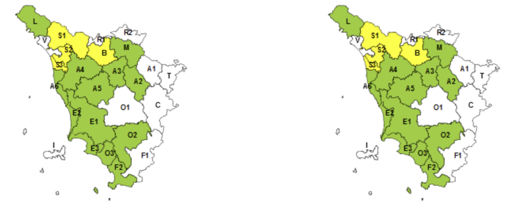 allerta rischio idraulico 25 novembre 
