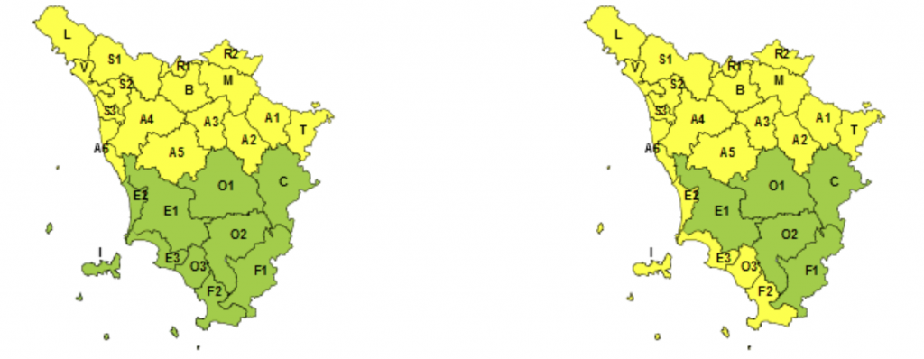 allerta temporali 25 novembre