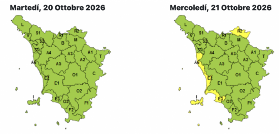vento 20 ottobre 2026