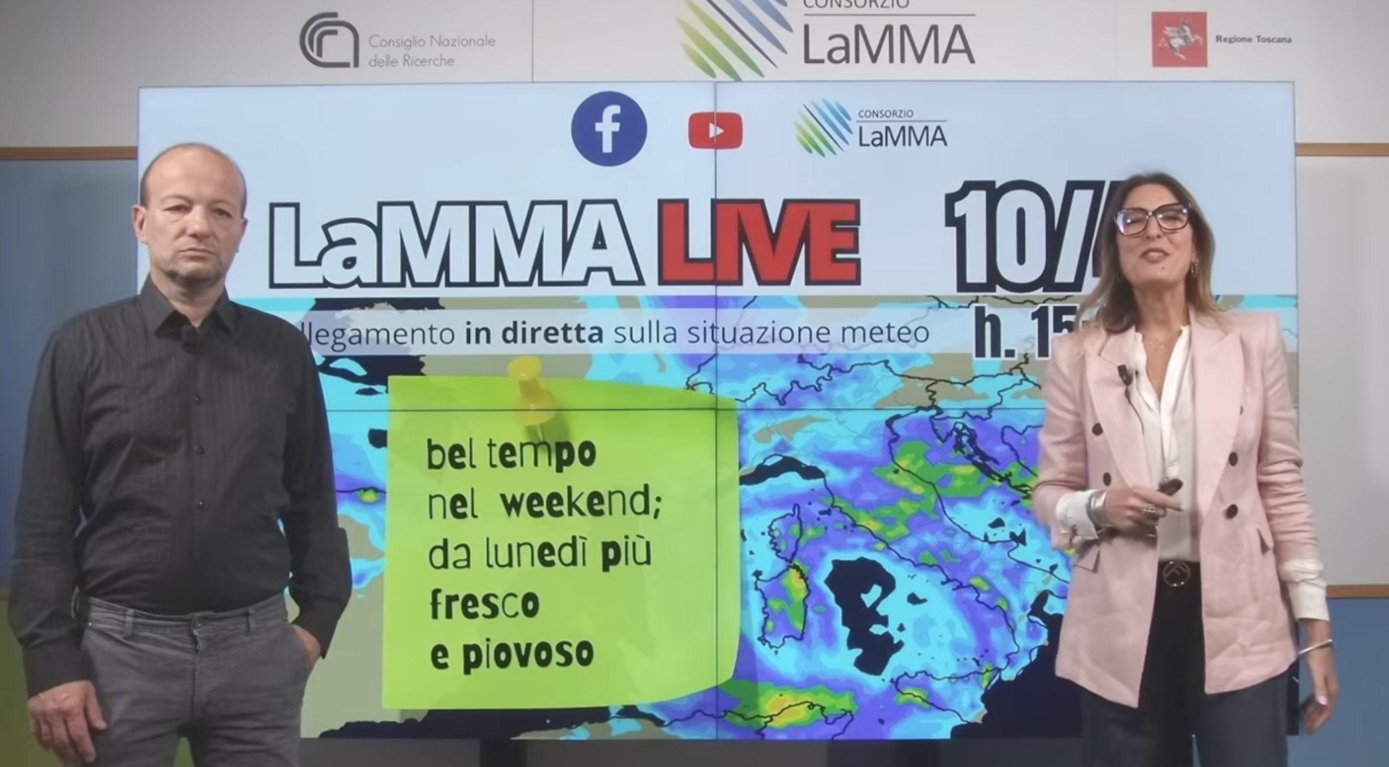 diretta meteo 10 aprile 