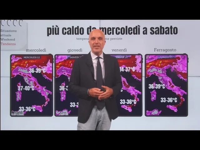 Ancora 10 giorni di caldo, l'anticiclone non demorde.